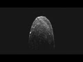 updated radar movie of asteroid 2005 yu55