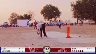 Lande (GINDHA CHAK HSW ) Vs burj Mehma (lakhi kot sukhia) pool clear Match