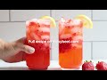 strawberry lemon mocktail recipe