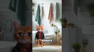 Emak lupa kalau punya anak kembar 😸#edit #funny #cat #comedy #shorts