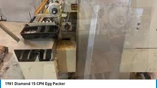 1981 Diamond 15 CPH Egg Packer 2200105