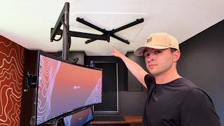I Built My Monitor Into the Ceiling of My Dream Home Office