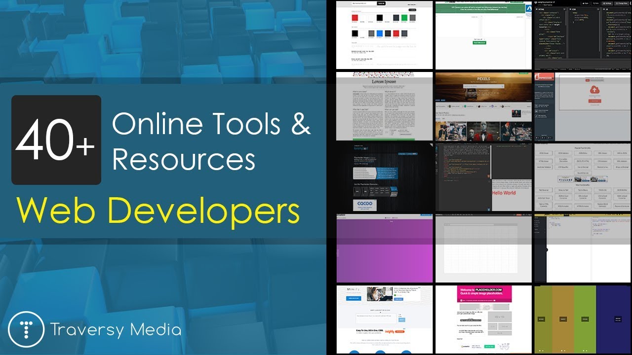 40 Online Tools Resources For Web Developers Designers Youtube