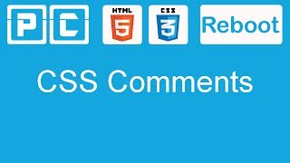 HTML5 and CSS3 beginners tutorial 14 - CSS comments