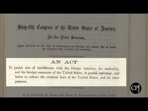 How did the Espionage Act affect civil liberty in the United States?