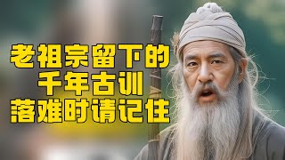 老祖宗留下来的千年古训，落难时候请记住