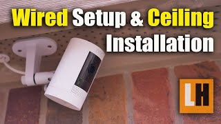 Ring Stick Up Cam Wiring and Ceiling Install - Best Setup For Reliable Performance