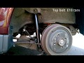 How To Change REAR SPRINGS And SHOCK ABSORBERS Vauxhall Astra G MK4