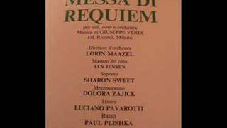 Luciano Pavarotti - Verdi - Messa da Requiem - Verona - 1990