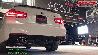 BMW 320i RES Racing Exhaust Systems Valvetronic Catback System