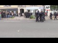 Protesters clash with Paris police over labour law