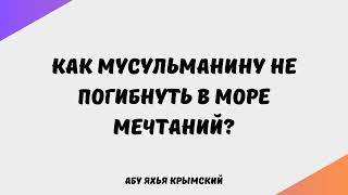 1047. Как мусульманину не погибнуть в море мечтаний?