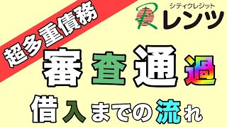 【シティクレジットレンツ】「超多重債務」で審査通過！借入までの流れを紹介