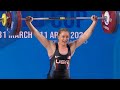 Olivia Reeves Demolishes the Snatch | Last-Chance Olympic Qualifer