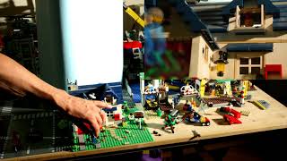 Timelapse: Legopolis, the backstage from a Lego Stop Motion Animation