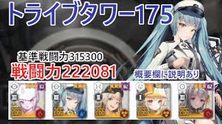 【NIKKE】トライブタワー175（戦力222081） Tribe Tower 175【メガニケ】【勝利の女神：NIKKE】※概要欄に説明あり