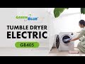 GreenBlue GB405 Tumble Dryer Electric Clothes 830W 3kg Mini Travel Vented Freestanding Wall Mount 5