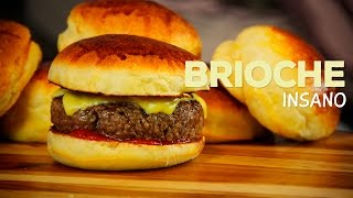 Pão De Hambúrguer Brioche fácil e simples