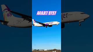 Arajet B737 windy arrival!! 🇩🇴 #shorts #avgeek #planespotting #arajet #b737 #yyz