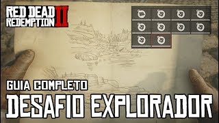 RED DEAD REDEMPTION 2 - DESAFIOS EXPLORADOR (GUIA COMPLETO)