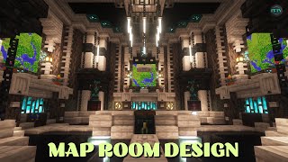 Minecraft Map Room Tutorial | Build a Stunning Pale Oak Fantasy Design