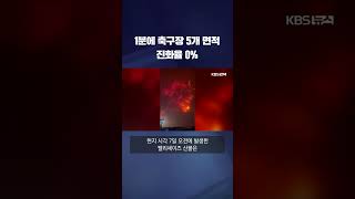 강풍 타고 확산...진화율 0% #shorts / KBS