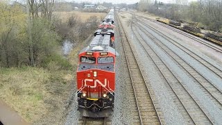 CN 2847 and CN 2833 - Overhead Views on 4-16-2015