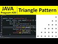 Java Program #20 - Print Mirrored Right Triangle Star Pattern in Java