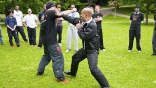 wing chun lesson in ipswich park Part 2