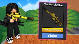 Rank #1 Gold Gingerscope in MM2!