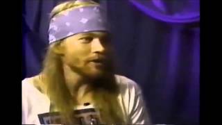 Axl Rose RARE 1993 Interview