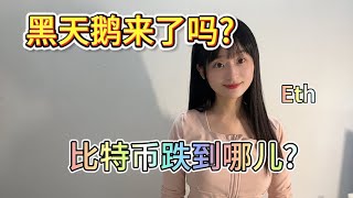 黑天鹅要来了吗?比特币跌还跌?哪里能做多?