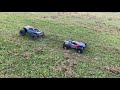 traxxasで対決してみた。rustler vs maxx。