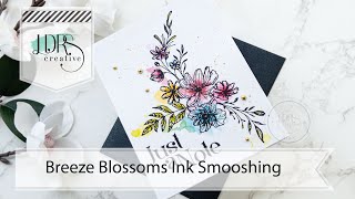 Breezy Blossoms Ink Smooshing with Ilina