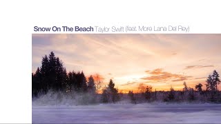 Taylor Swift Snow On The Beach ft More Lana Del Rey Lyric