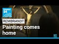 Rembrandt painting comes home: Work by Dutch artist returns to south west French village