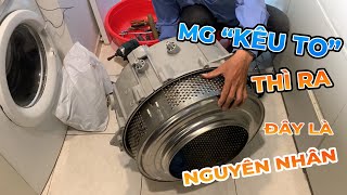 Sửa Máy Giặt Electrolux Chạy Kêu, Tụt Dây Curoa 