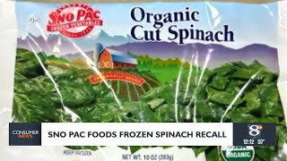 Consumer Headlines Frozen Spinach Recall