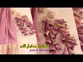 Long Latkan for lehenga from ony silk fabric |very unique & easy blouse latkan