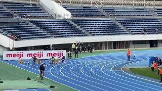 【パラ陸上】T12 男子 100m 決勝 2021 第32回日本パラ陸上競技選手権大会