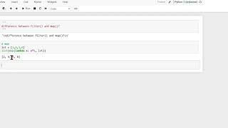 Python Interview Ques: Difference between filter() and map() #python #pythontips #machinelearning