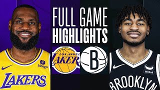 LAKERS at NETS | FULL GAME HIGHLIGHTS | March 31, 2024