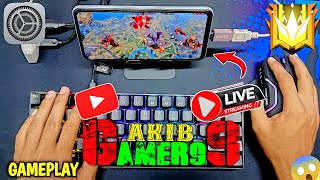 Akibgamer96 is live keyboard mouse in mobile gameplay