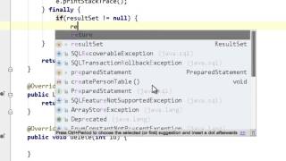 Java and JDBC tutorial #4: Select single value
