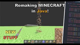 Remaking Minecraft In Java! | Particles, Fluid Simulation, Entity test and more... | Devlog 14