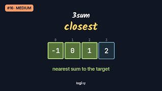3Sum Closest — LeetCode #16 (Medium) — Python | Logixy