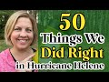 50 Things We Did Right in Hurricane Helene in WNC | Our Most Used Items in 12 Days with No Power