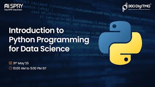 Introduction to Python Programming for Data Science | 360DigiTMG