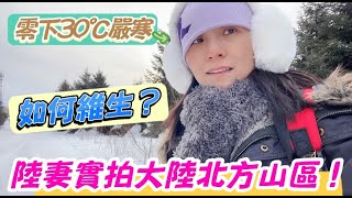 台灣人很驚訝❗陸妻回鄉實拍中國大陸北方山區，零下30℃如何維生❗大開眼界，原來山裡這麼多寶貝，靠山吃山，靠海吃海❗丨中國東北丨長白山丨延邊自治州丨雪嶺風景區