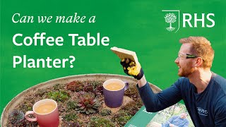 How to Make a Coffee Table Planter | Garden DIY with Adam Frost - The Creative Gardener | The RHS